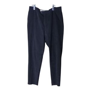 Lauren Ralph Lauren Pants 35x32 Navy Blue Corduroy Pleated Trousers Classic‎